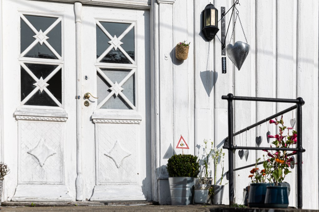 Norway house wooden frontage